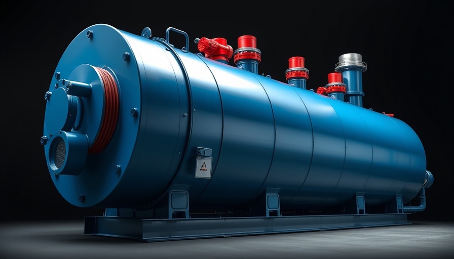 Modern watertube boiler showcasing design and benefits.