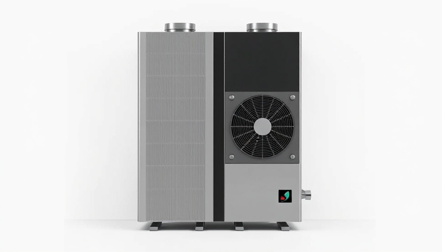 Veritus Heat Pump Water Heater with sleek modern design