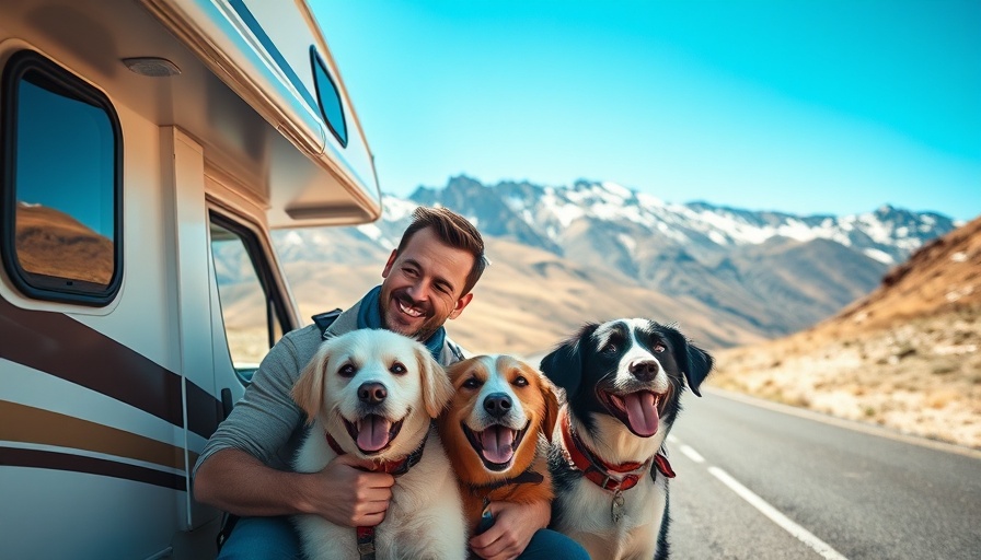 Pet friendly travel with dogs at Independence Pass scenic view.