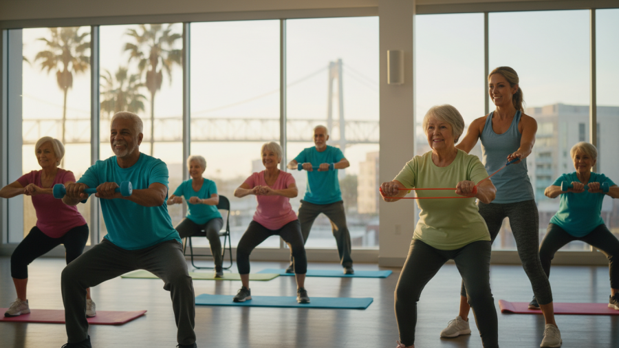 Wellness fitness coaching in Sacramento supports healthy aging for adults over 50.