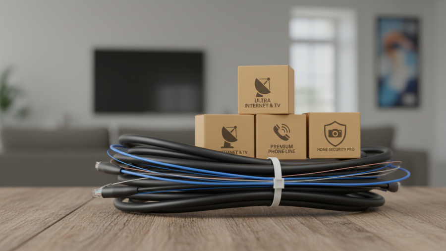 Bundled packages for business broadband for day spas including internet, phone, and security.