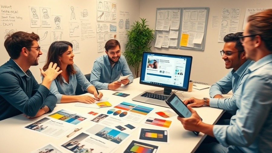 Marketing team collaborates on LinkedIn timing strategy and content optimization.