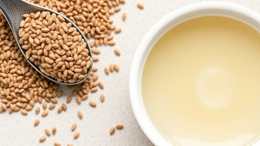 Close-up of dry chia seeds and hydrated chia gel, showcasing health benefits of chia seeds.