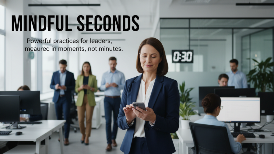 Myth of mindfulness: effective practices only take seconds, not silence.