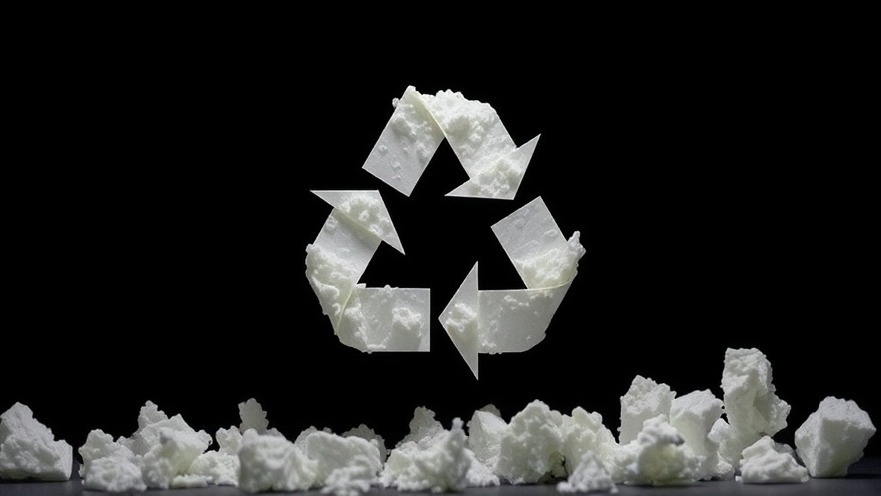 Challenges of Styrofoam recycling and its environmental impact.