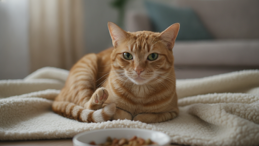 Changes in cat behavior: signs of stress in cats due to human stress