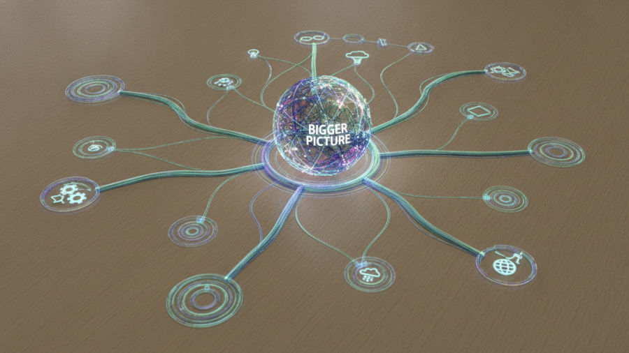 Mind mapping for day spa owners to visualize creative planning and business strategies.