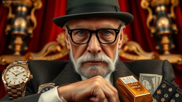 Build Billion Dollar Business: Opulent scene with watches and wealth.