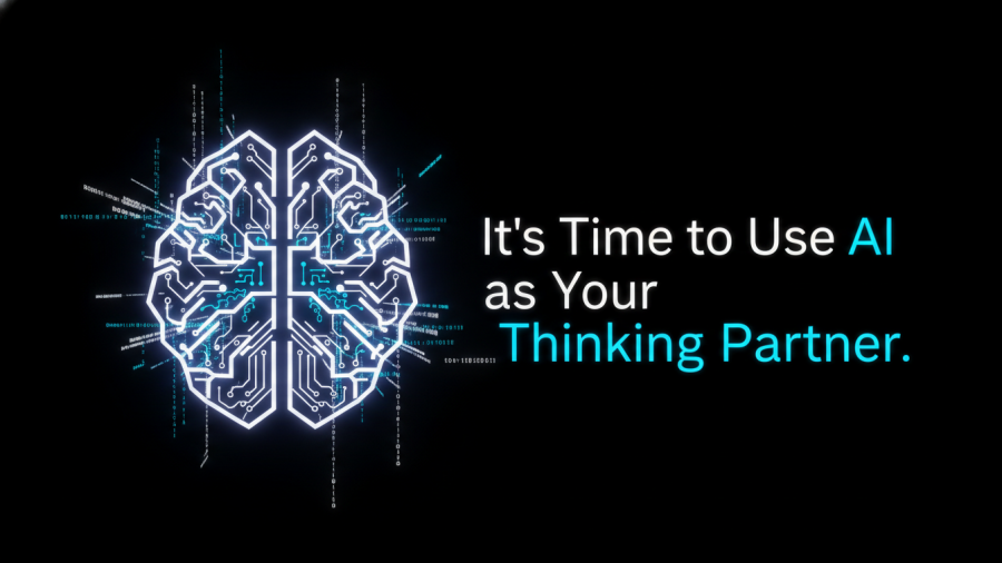 Creative text on using AI as your thinking partner