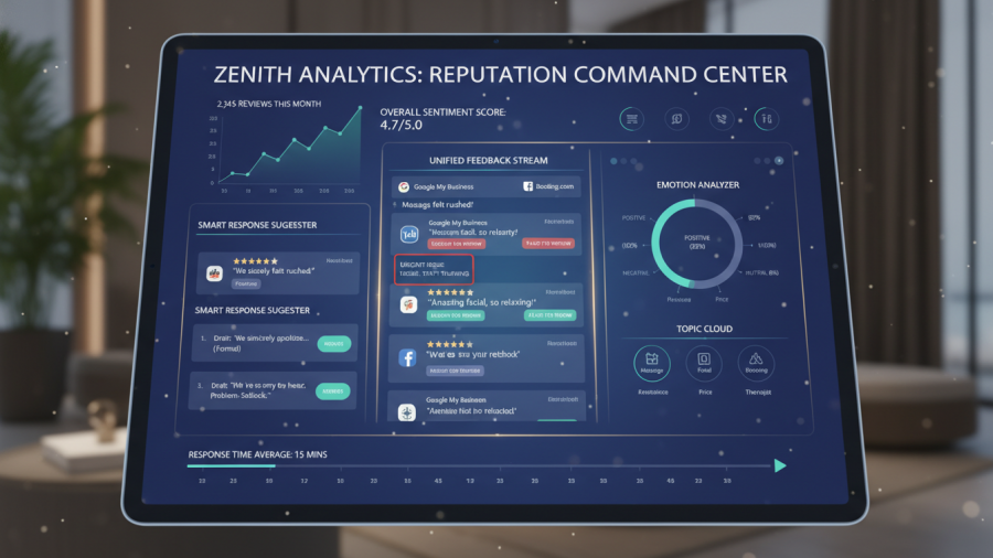 Effective manual review monitoring is outdated for spa reputation management.