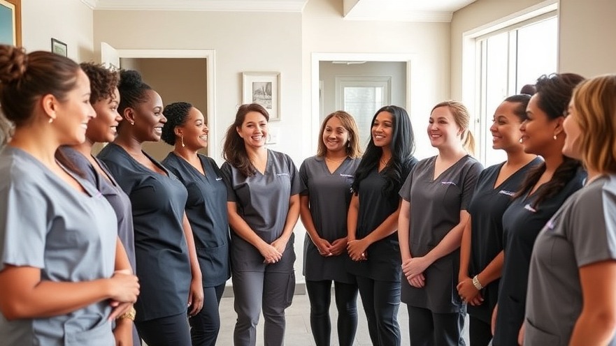 Spa team highlights emotional intelligence in spa services during a collaborative morning huddle.