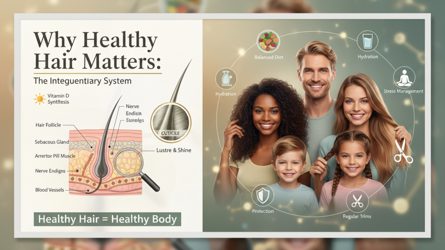 Understanding stress impact on hair and nutrition for healthy hair.