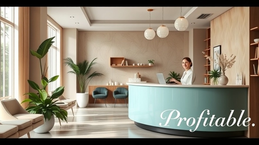 Calming day spa reception showcasing financial management strategies for spa business growth.