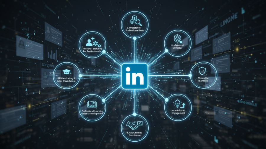 LinkedIn's Unexpected Advantage: storytelling for diversification and growth.