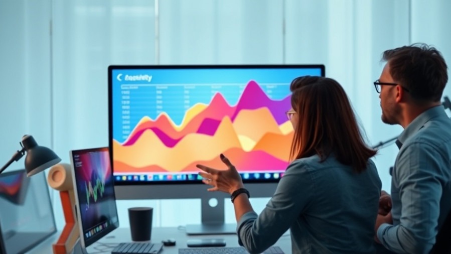 Creative office scene showcasing marketing ROI for small business insights.