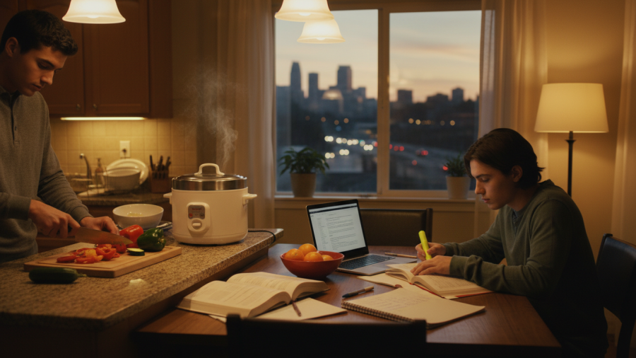 Healthy rice recipes showcase vibrant veggies and fiber-rich diets in a busy Sacramento evening.