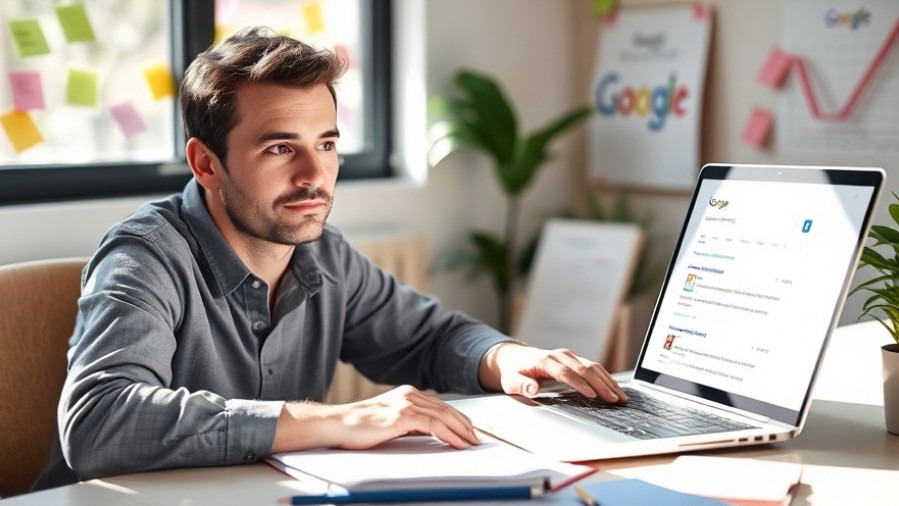 Person thrilled to see their business atop Google search, boosting website traffic with quality content.