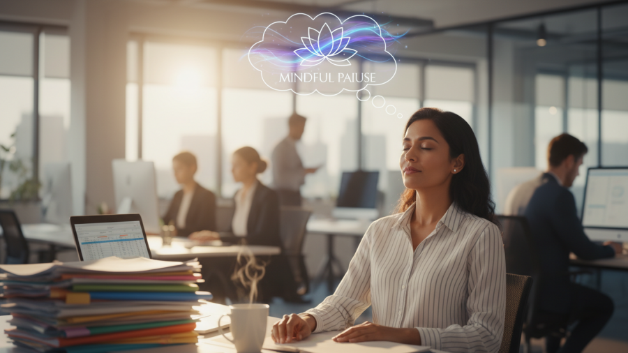 Embrace the Power of the Mindful Pause for heightened awareness.