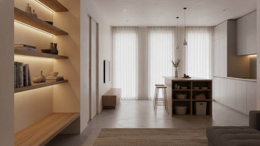 Small design decisions enhance home design for comfort and functionality.