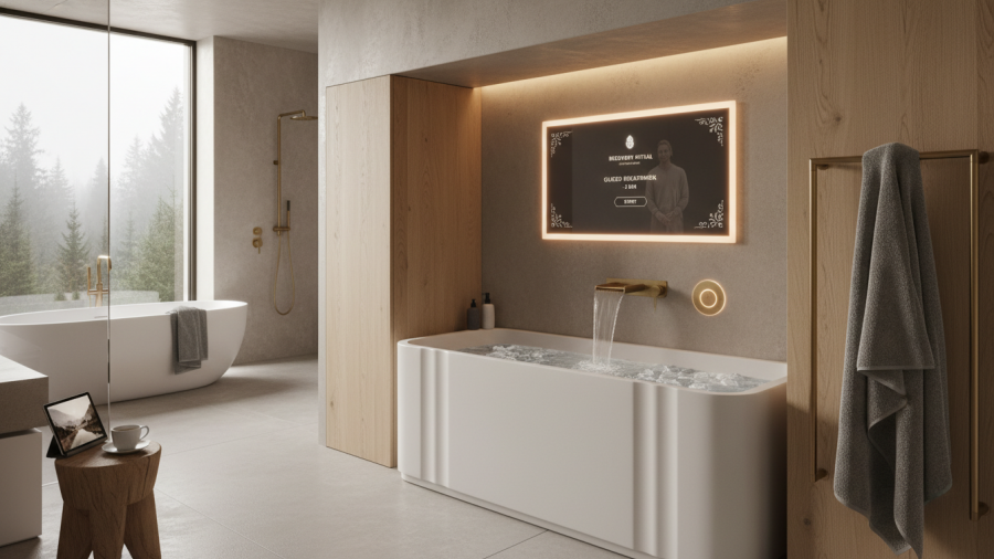 Kohler x Remedy Place Ice Bath transforming self-care through guided cold therapy.