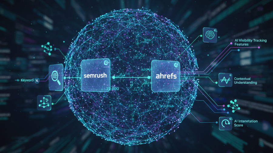 AI local search visibility tracking tools from Semrush and Ahrefs.