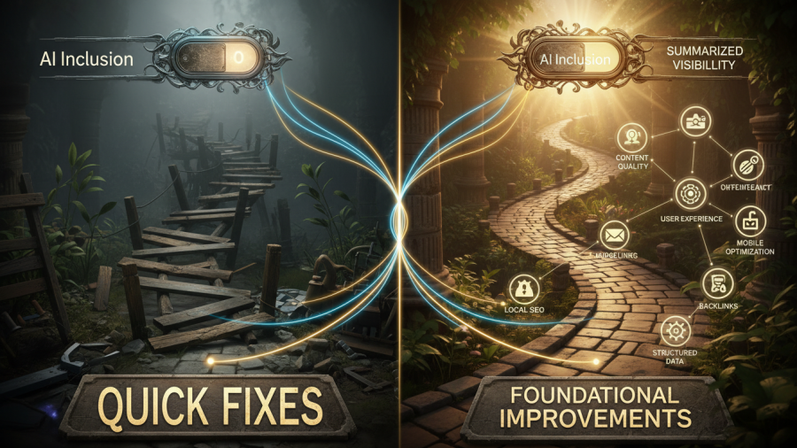 Enhancing chatgpt local search visibility through improved local SEO practices.