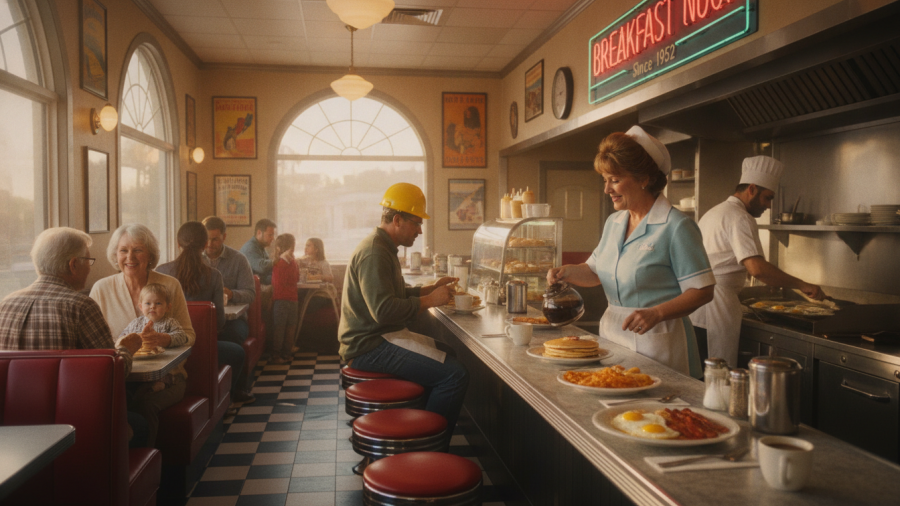 Classic breakfast diners in Sacramento offer good food and community vibes.