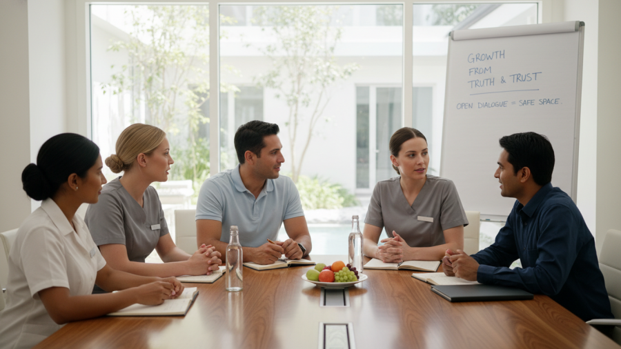 Open communication in spas fosters trust and improves guest experience.