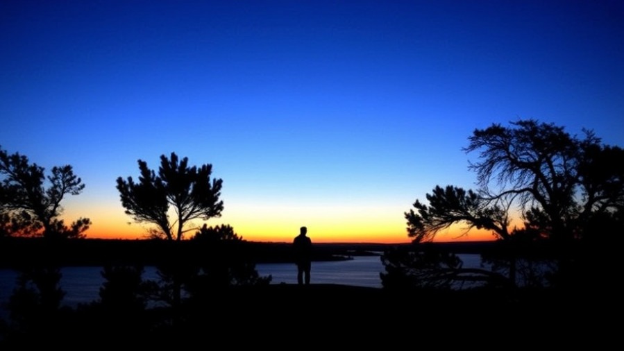Peaceful view of the Sacramento River at dusk, perfect for relaxation after work.
