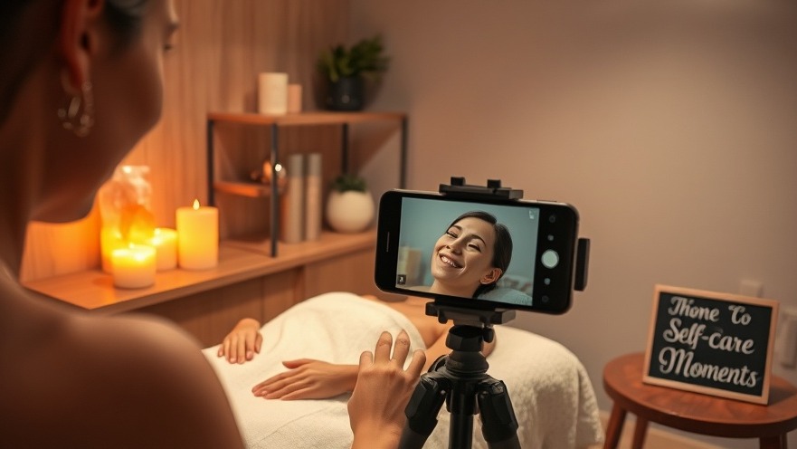 Spa video marketing strategies showcasing customer engagement in a calming treatment room.