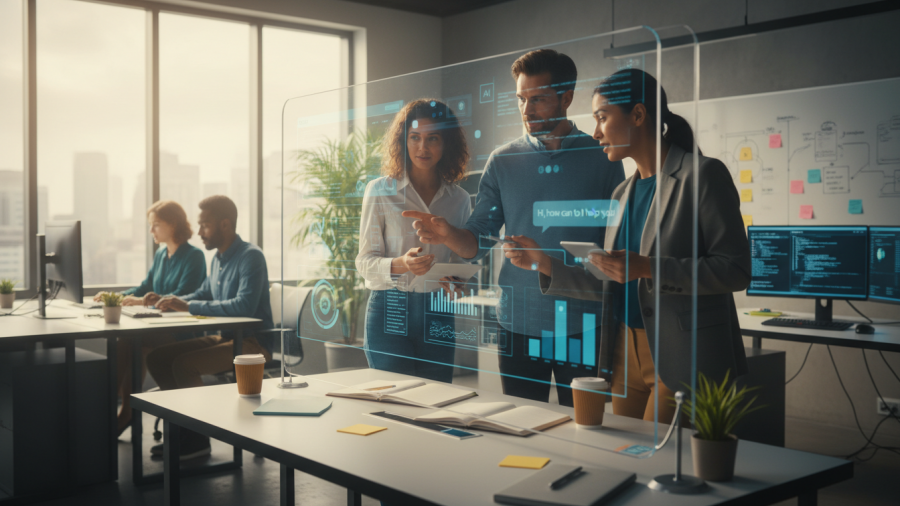 Discover how businesses use AI effectively without disruption.