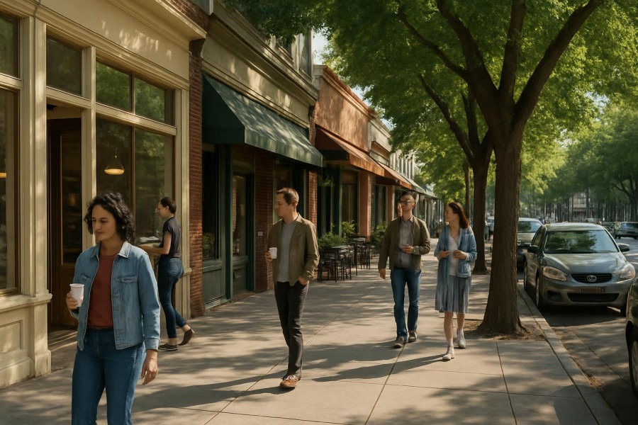 Explore Sacramento's walkable neighborhoods with vibrant food businesses.