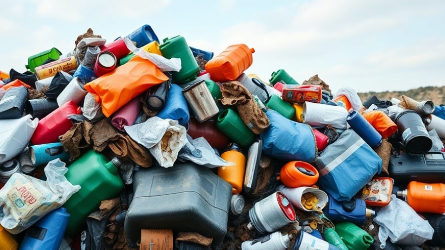 A visual representation of sustainable lifestyle and eco-friendly habits, illustrating waste impact.