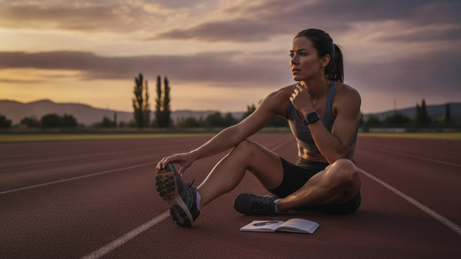 A person experiencing muscle cramps during exercise, exploring causes of muscle cramps.