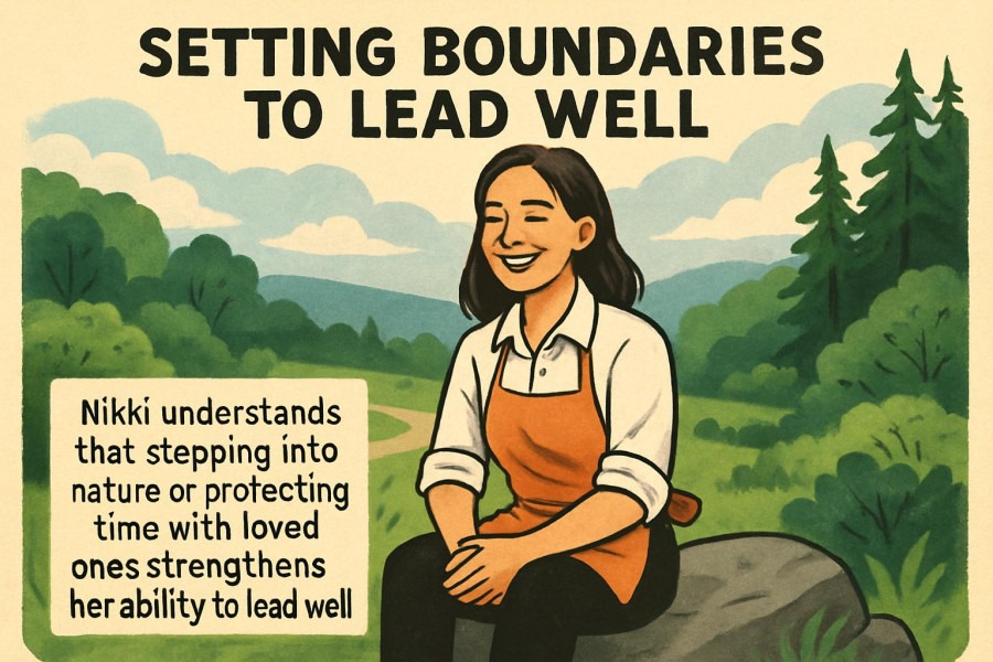 Nikki, a spa wellness leader, embraces nature to promote holistic wellness trends.