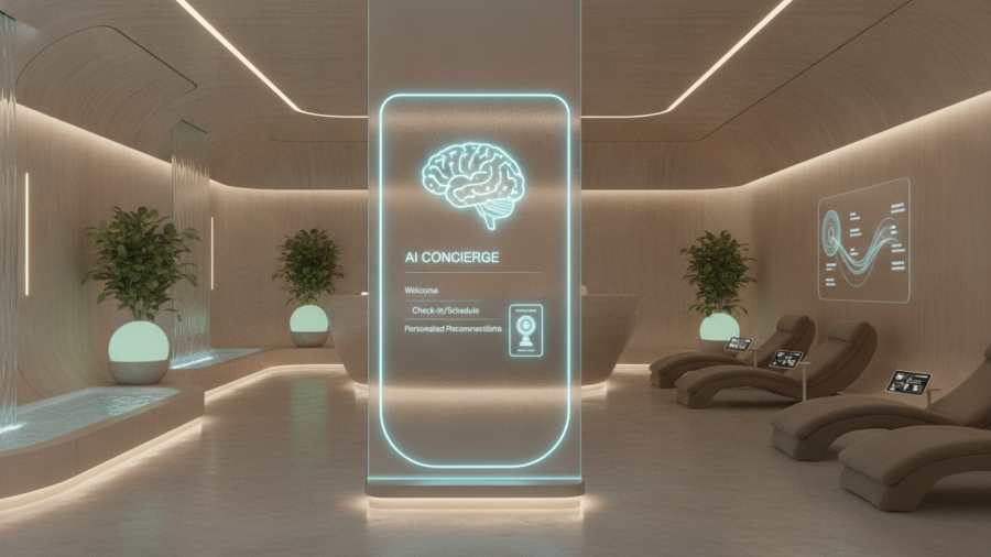 Enhancing spa operations with AI tools to streamline communication and booking.