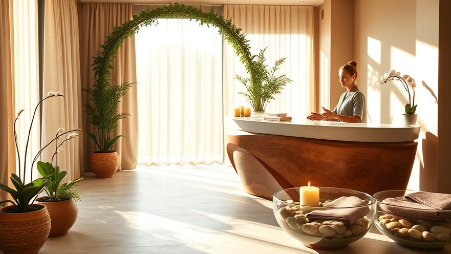 Serene spa reception showcases welcoming rituals for spas, enhancing guest experience.