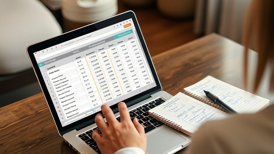 Spa owner analyzing customer loyalty data on laptop for business growth strategies.