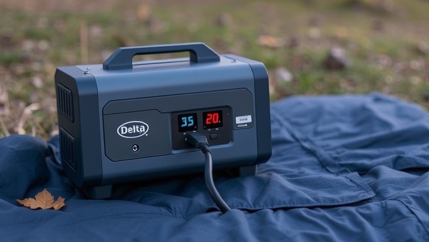 Delta 2 portable solar power station: eco-friendly lithium iron phosphate for daily use.