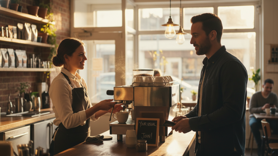 Customer loyalty strengthened through small service moments in retail experience.