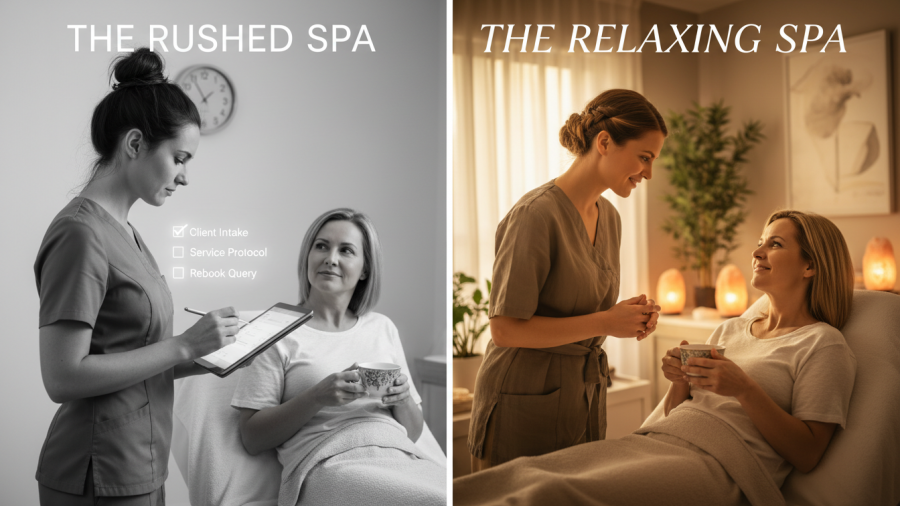 Enhanced customer engagement in the spa industry leads to quicker interactions.