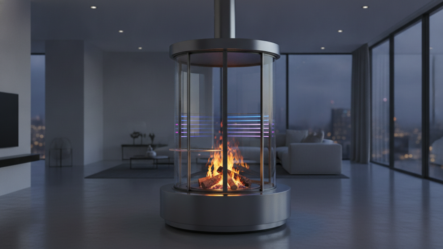 Discover modern rotating fireplaces in Sacramento for stylish, energy-efficient design.