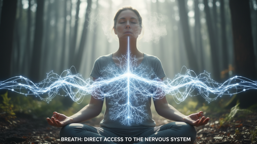 Breathing techniques for somatic exercises promoting nervous system regulation.