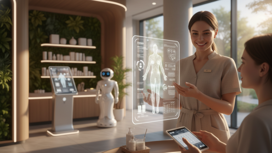 AI supports spa teams by automating admin tasks without reducing staff.