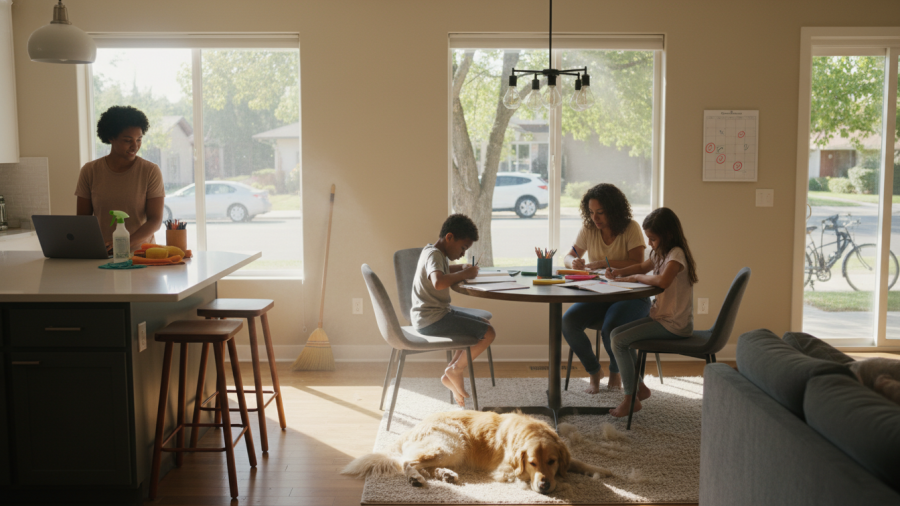 Professional house cleaning schedules in Sacramento reflect lifestyle and home specifics.