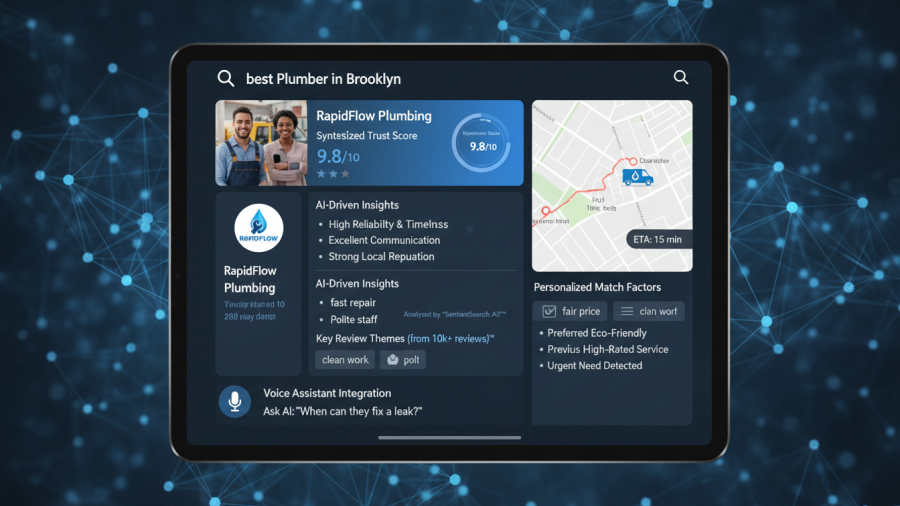 AI search for service businesses transforms evaluations beyond traditional SEO.