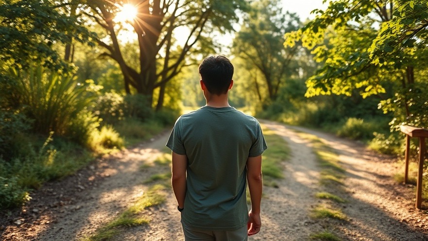 A person stands at a crossroads, embodying Spa Business Strategy through intuition.