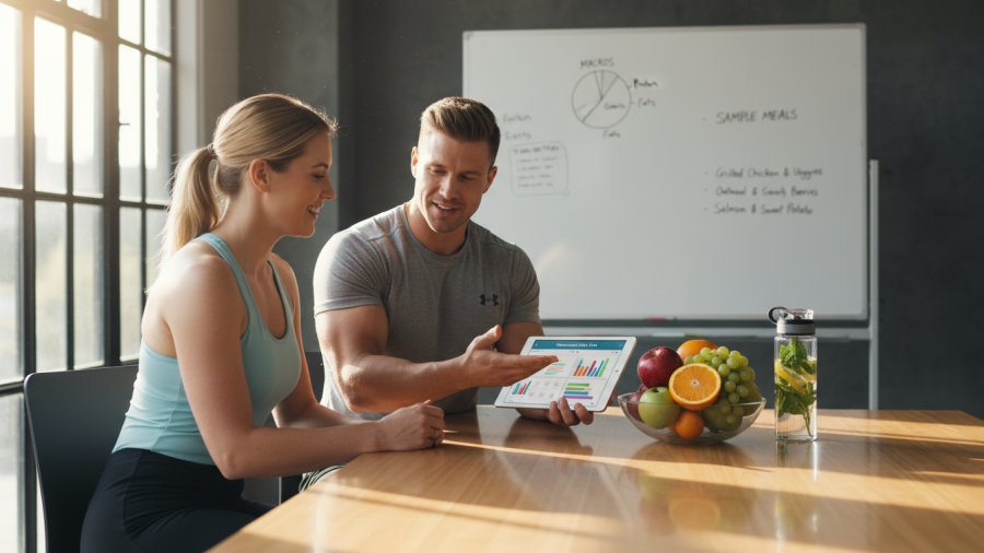 Personalized coach fitness in Sacramento: reviewing meal plans for holistic wellness.