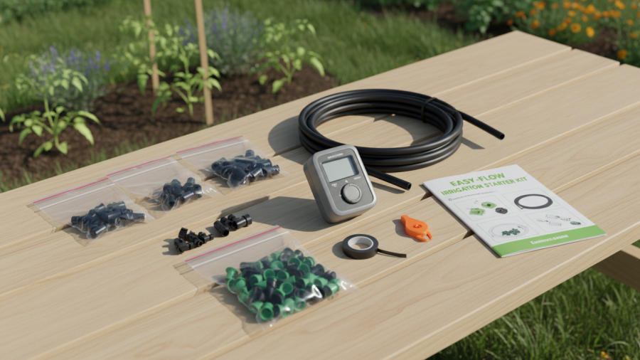 Simple irrigation kits for smart gardening watering tips in Sacramento.