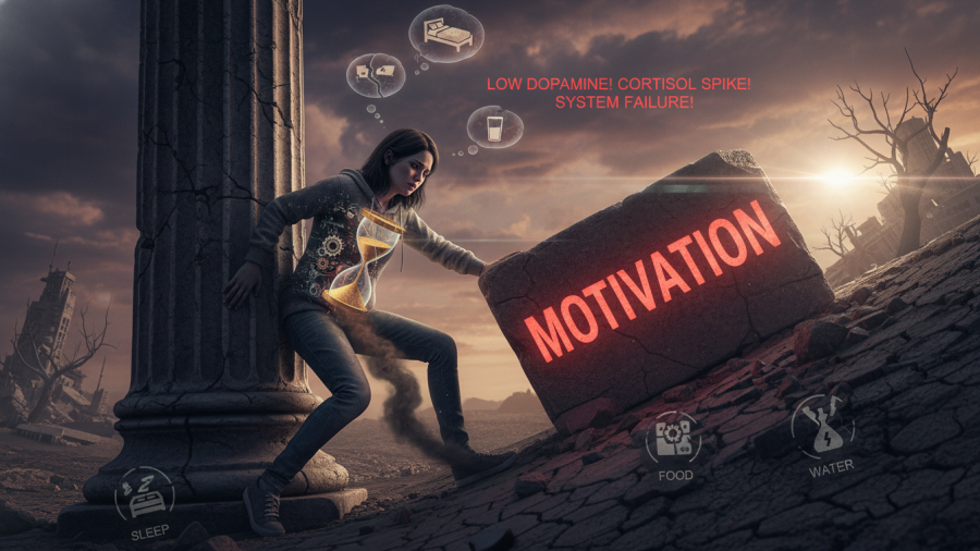 Exploring the connection between sleep and emotional health: Motivation gaps from lack of sleep.